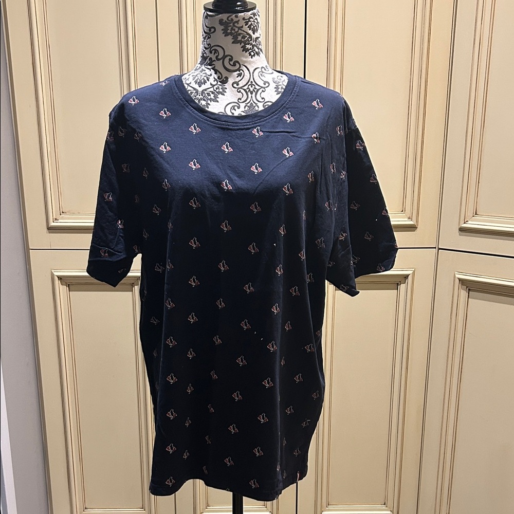 2 x T-shirt Penguin and Soul of London Navy Graphic T-Shirt